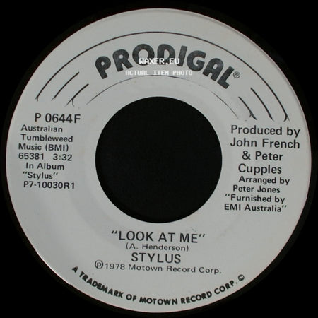 Stylus - Look At Me / Look At Me side B