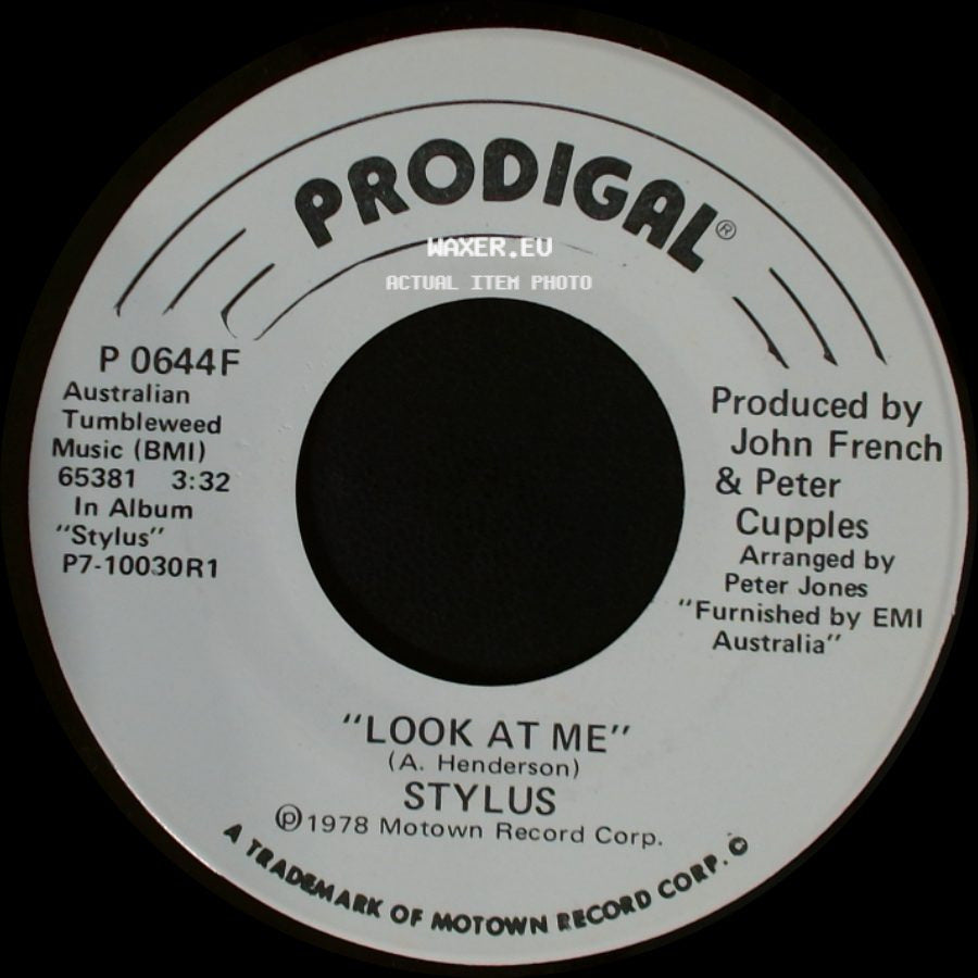 Stylus - Look At Me / Look At Me side A