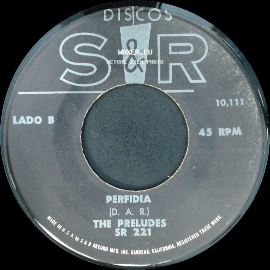 The Preludes - Borrachera / Perfidia side B