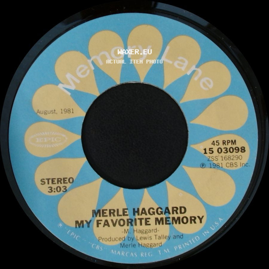 Merle Haggard - My Favorite Memory / Big City side A