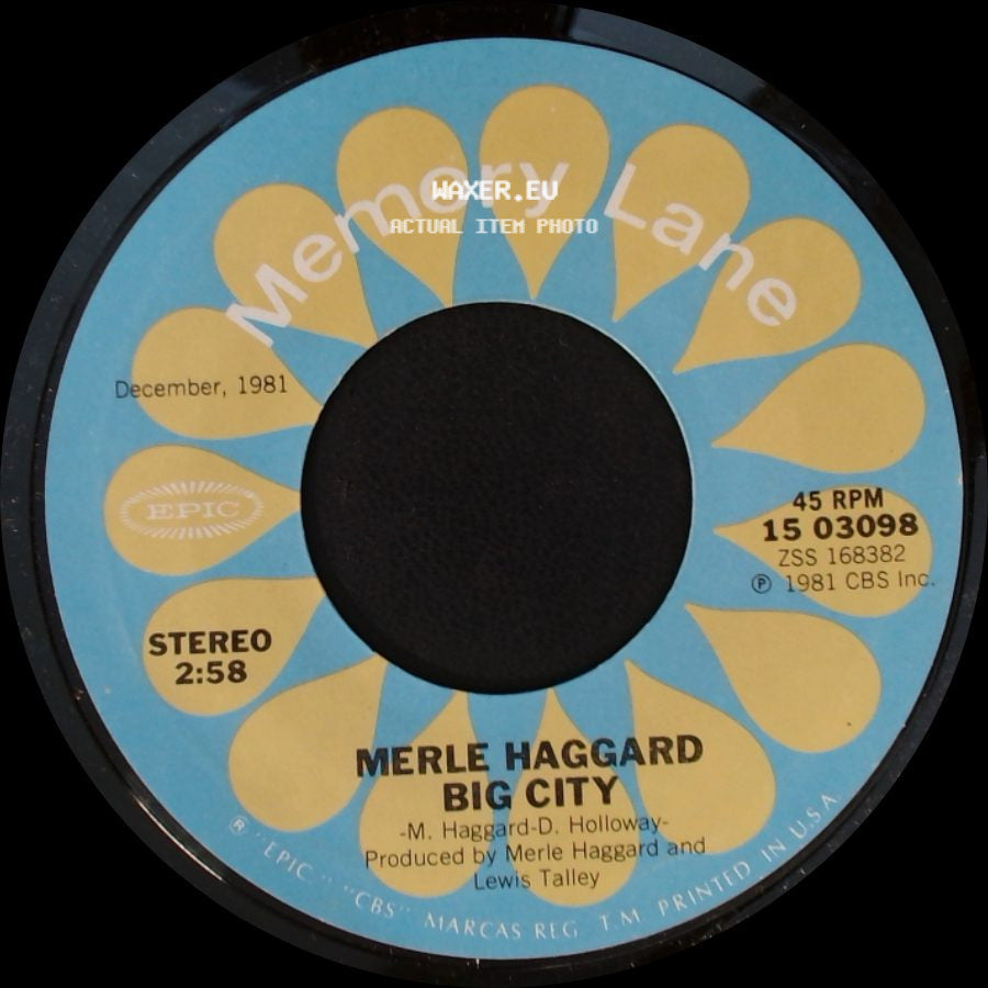 Merle Haggard - My Favorite Memory / Big City side B