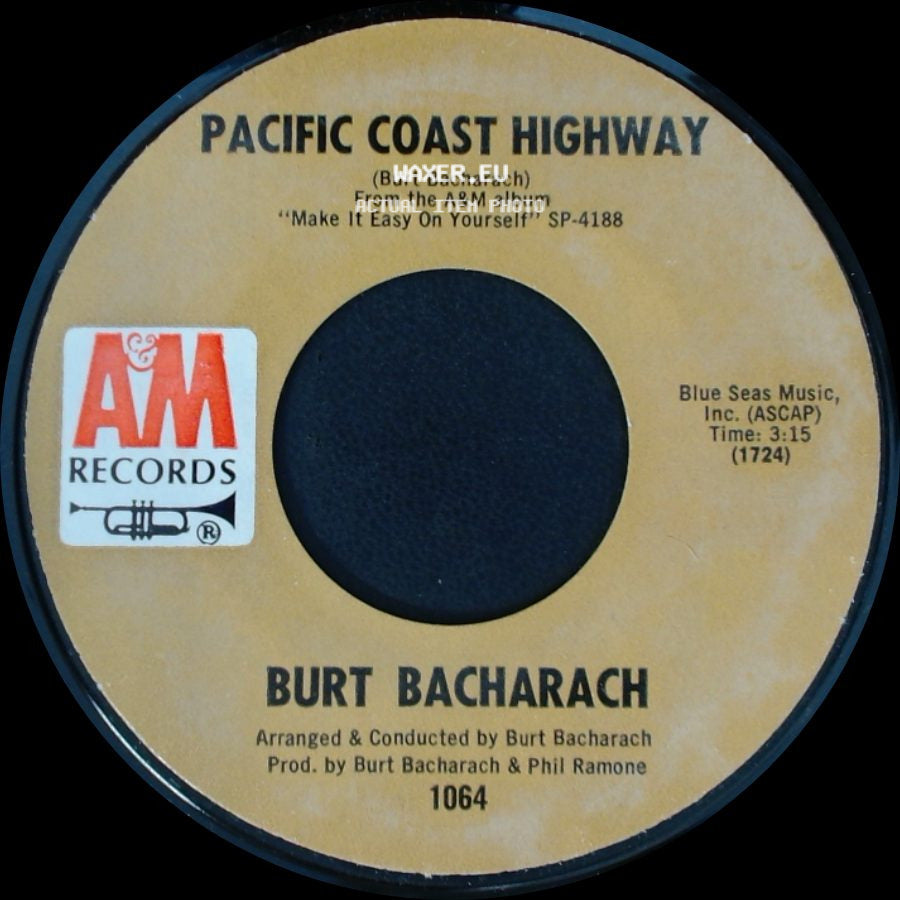 Burt Bacharach - Pacific Coast Highway / Pacific Coast Highway side B