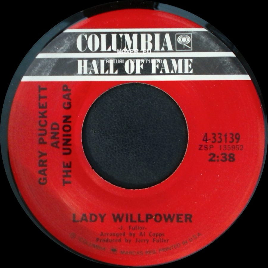 Gary Puckett And The Union Gap - Lady Willpower / Over You side A