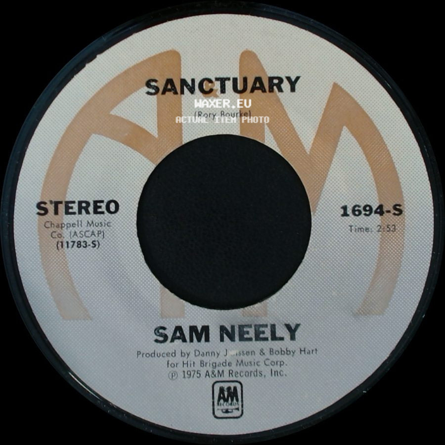 Sam Neely - Cajun Song / Sanctuary side B