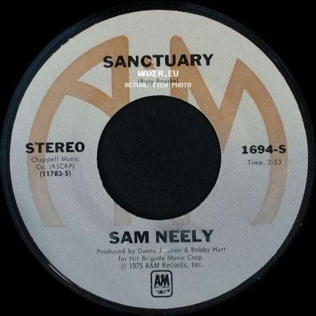 Sam Neely - Cajun Song / Sanctuary side B