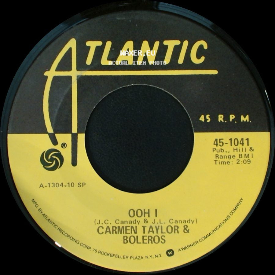 Carmen Taylor & Boleros - Freddie / Ooh I side B