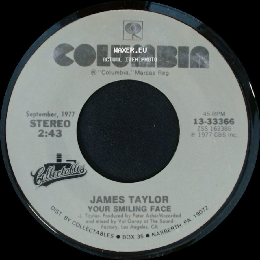 James Taylor - Your Smiling Face / Handy Man side A