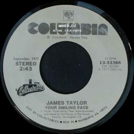 James Taylor - Your Smiling Face / Handy Man side A