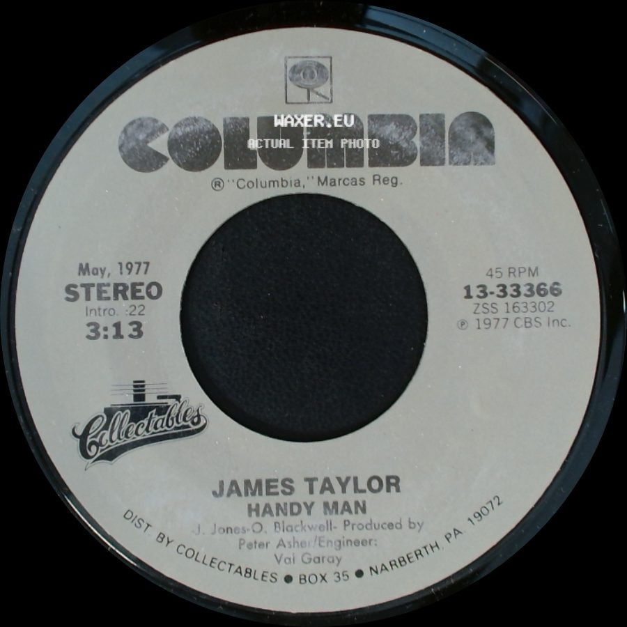 James Taylor - Your Smiling Face / Handy Man side B
