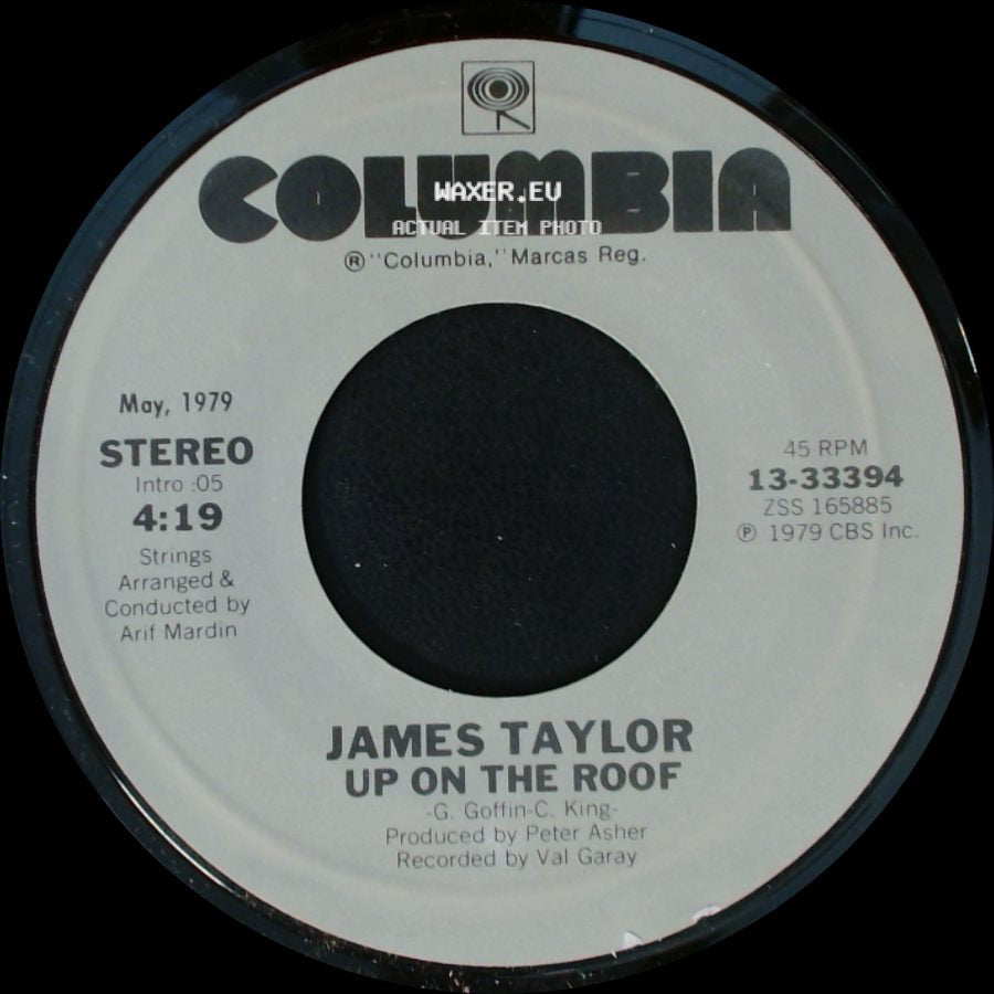 James Taylor - Up On The Roof / Honey Don't Leave L. A. side A