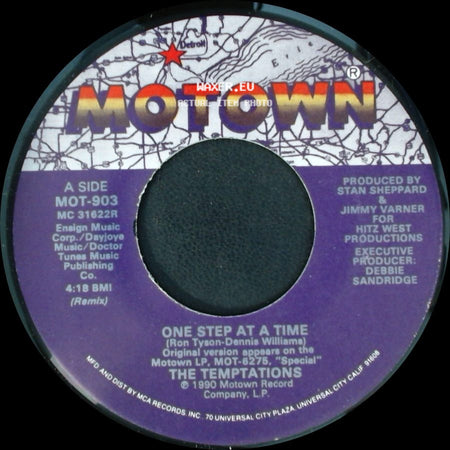 The Temptations - One Step At A Time / One Step At A Time side A