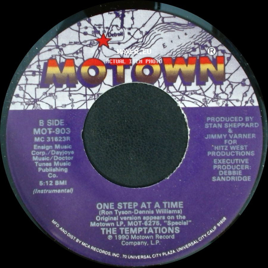 The Temptations - One Step At A Time / One Step At A Time side B