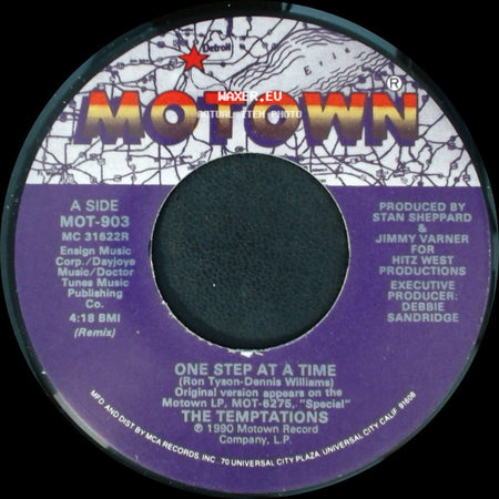 The Temptations - One Step At A Time / One Step At A Time side A