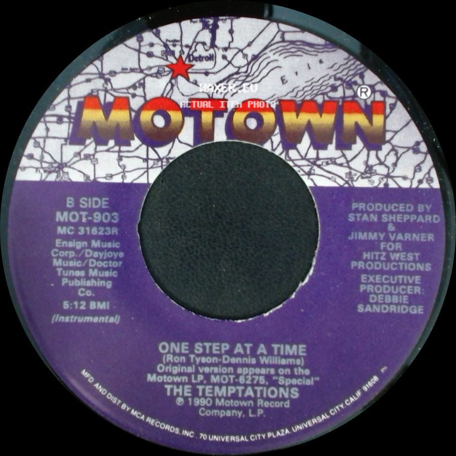 The Temptations - One Step At A Time / One Step At A Time side B