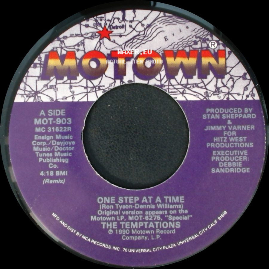 The Temptations - One Step At A Time / One Step At A Time side A
