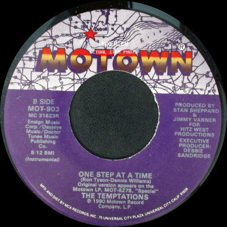 The Temptations - One Step At A Time / One Step At A Time side B