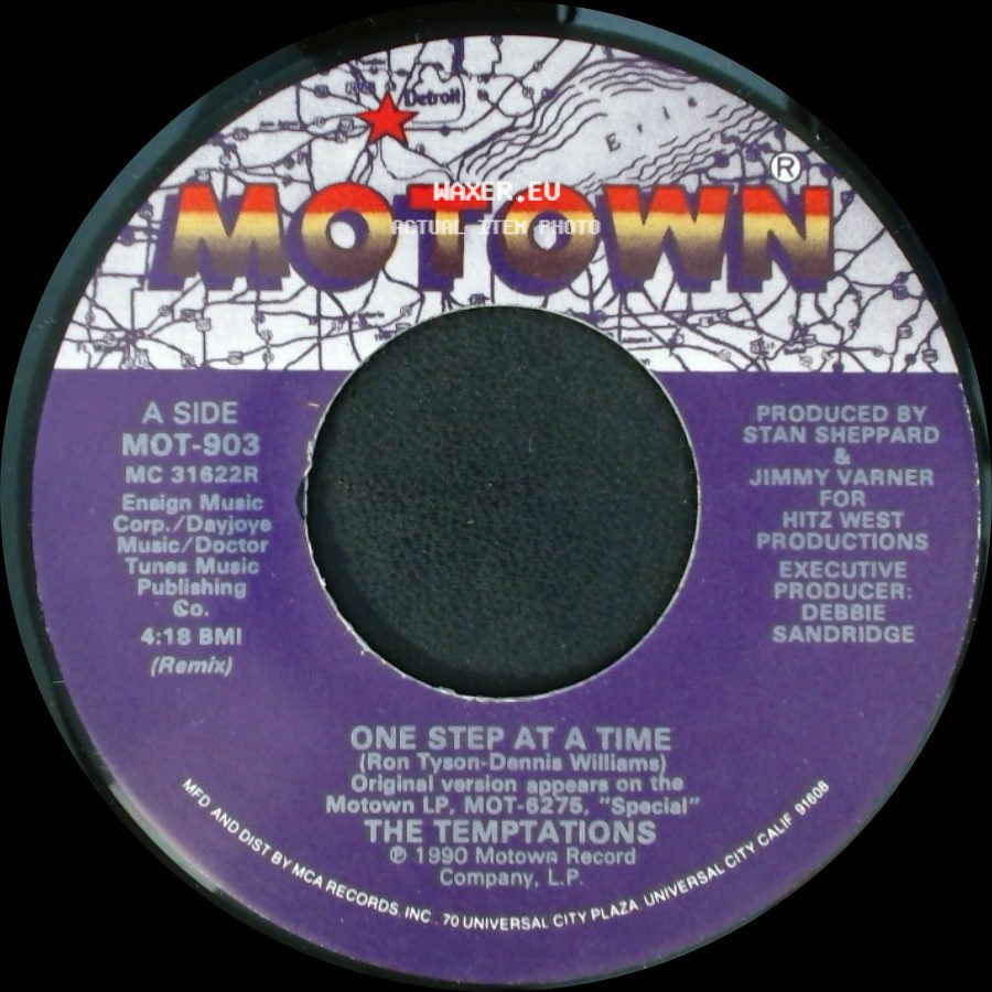 The Temptations - One Step At A Time / One Step At A Time side A