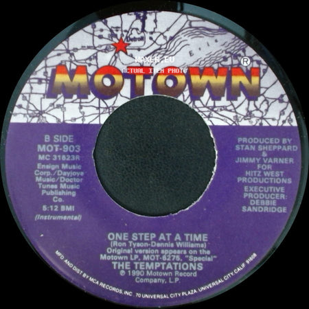 The Temptations - One Step At A Time / One Step At A Time side B