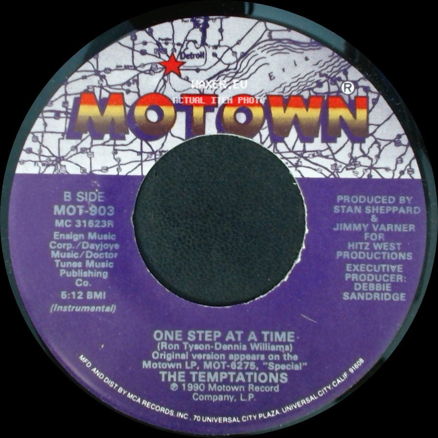 The Temptations - One Step At A Time / One Step At A Time (Instrumental) side B