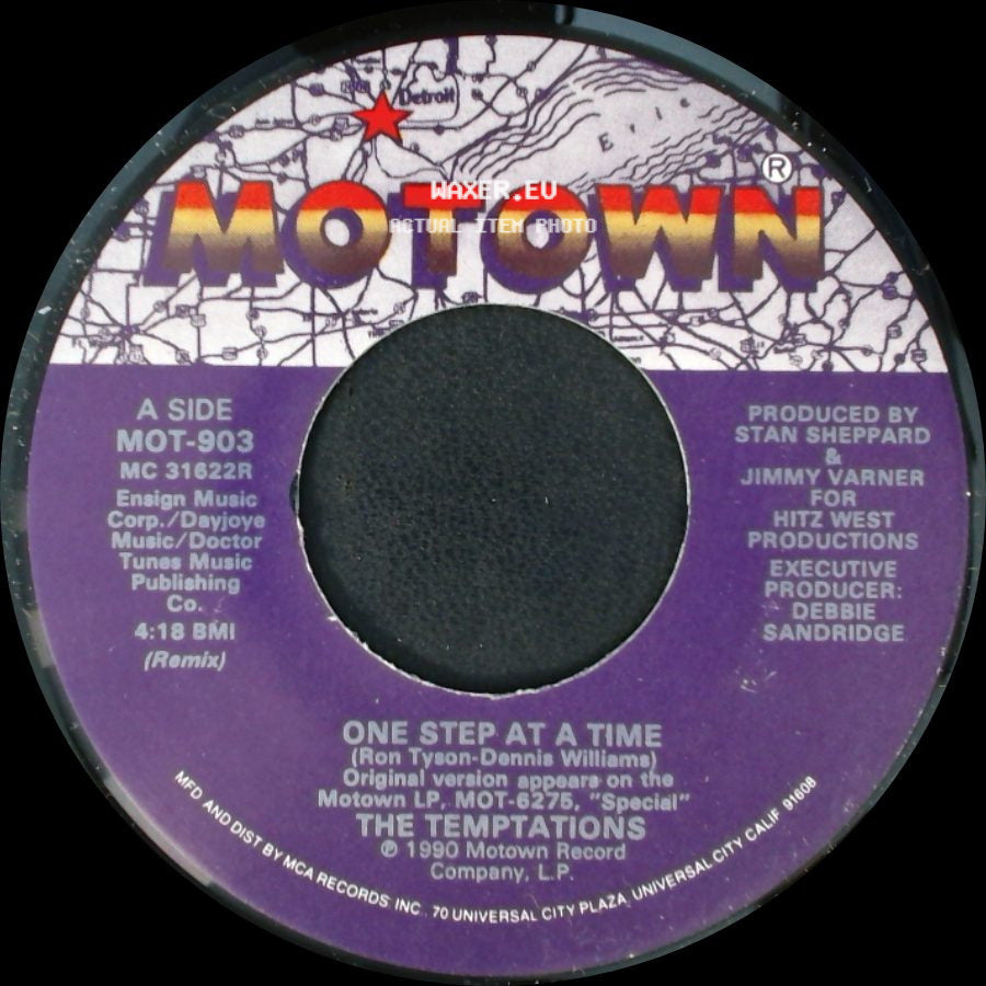 The Temptations - One Step At A Time / One Step At A Time side A
