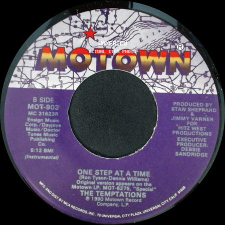 The Temptations - One Step At A Time / One Step At A Time side B