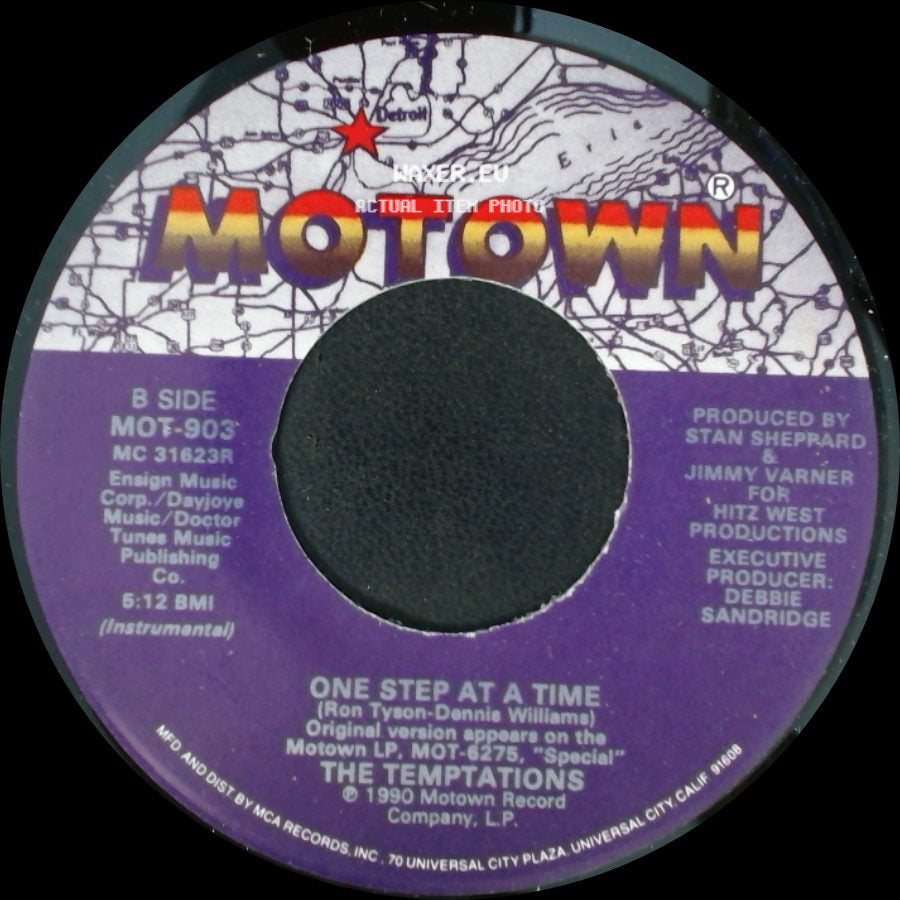 The Temptations - One Step At A Time / One Step At A Time side B