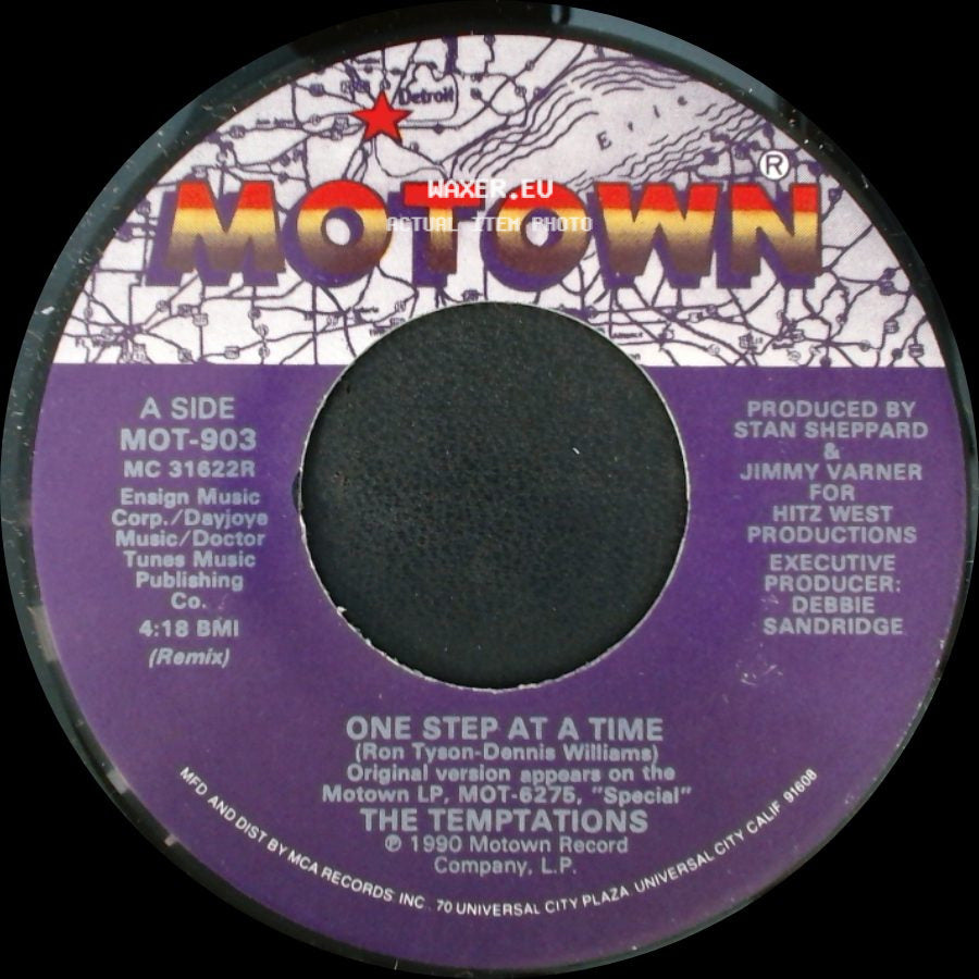 The Temptations - One Step At A Time / One Step At A Time side A