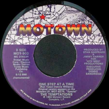 The Temptations - One Step At A Time / One Step At A Time side B