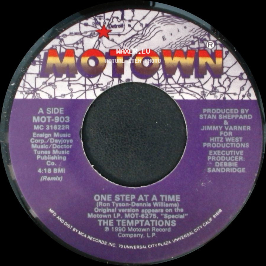 The Temptations - One Step At A Time / One Step At A Time side A