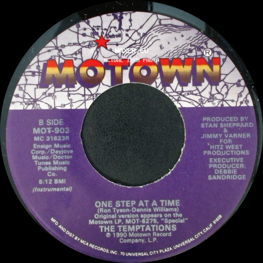 The Temptations - One Step At A Time / One Step At A Time side B