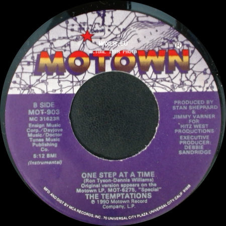 The Temptations - One Step At A Time / One Step At A Time side B