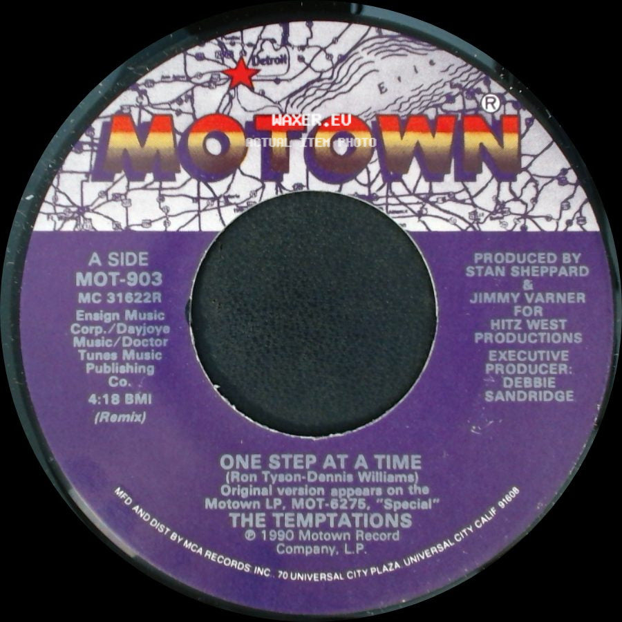 The Temptations - One Step At A Time / One Step At A Time side A