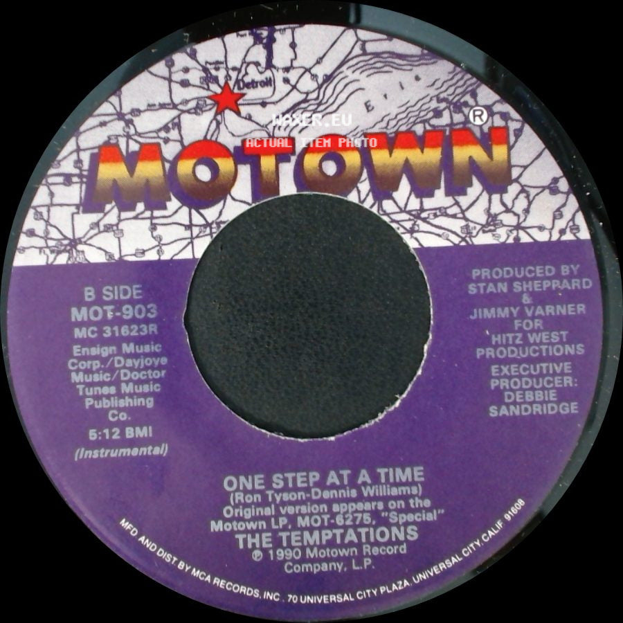 The Temptations - One Step At A Time / One Step At A Time side B