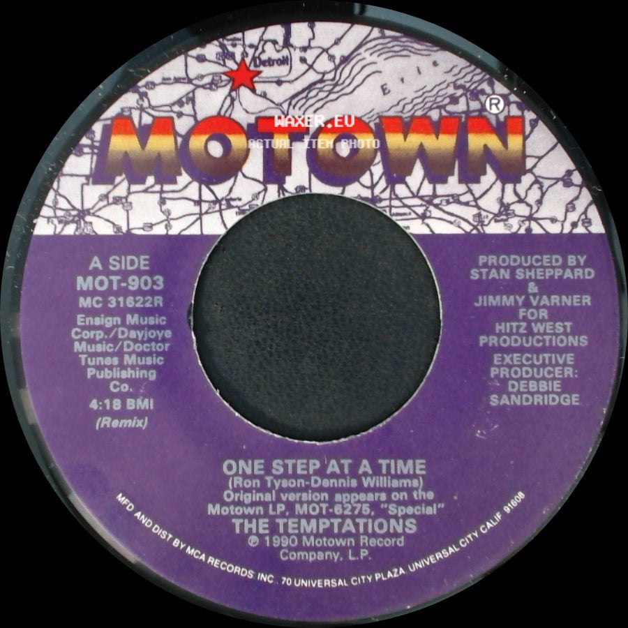 The Temptations - One Step At A Time / One Step At A Time side A