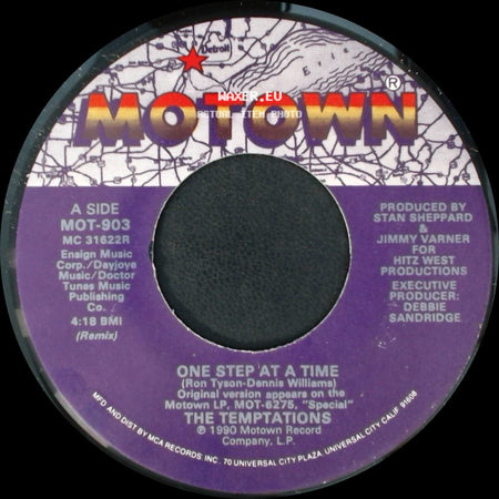 The Temptations - One Step At A Time / One Step At A Time side A