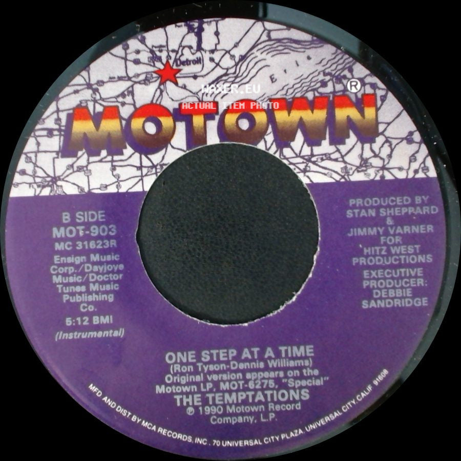 The Temptations - One Step At A Time / One Step At A Time side B