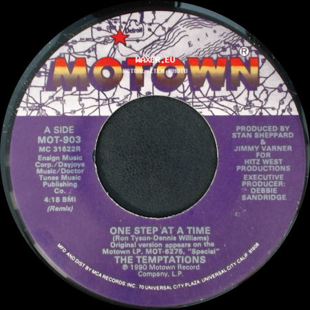 The Temptations - One Step At A Time / One Step At A Time side A