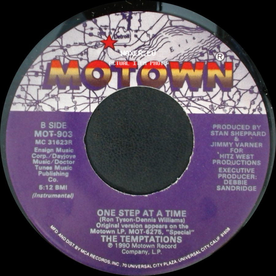 The Temptations - One Step At A Time / One Step At A Time side B