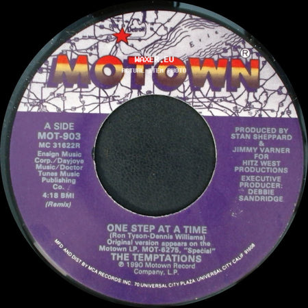 The Temptations - One Step At A Time / One Step At A Time side A
