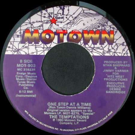 The Temptations - One Step At A Time / One Step At A Time side B