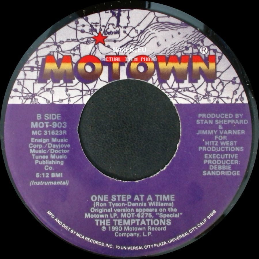 The Temptations - One Step At A Time / One Step At A Time side B