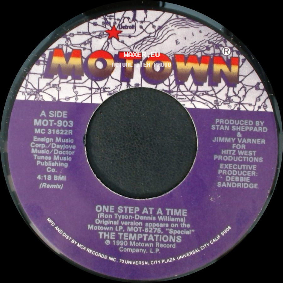 The Temptations - One Step At A Time / One Step At A Time side A