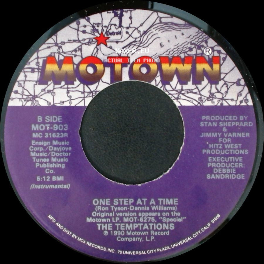 The Temptations - One Step At A Time / One Step At A Time side B