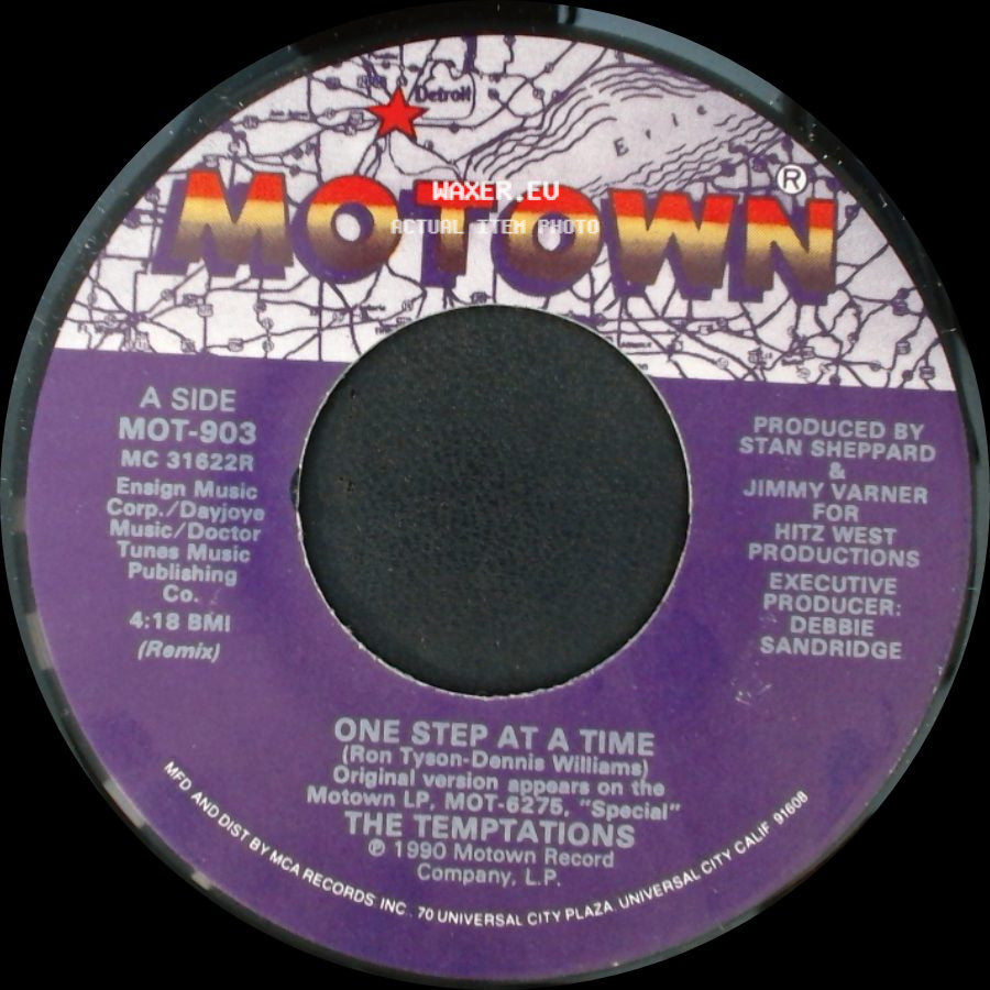 The Temptations - One Step At A Time / One Step At A Time side A