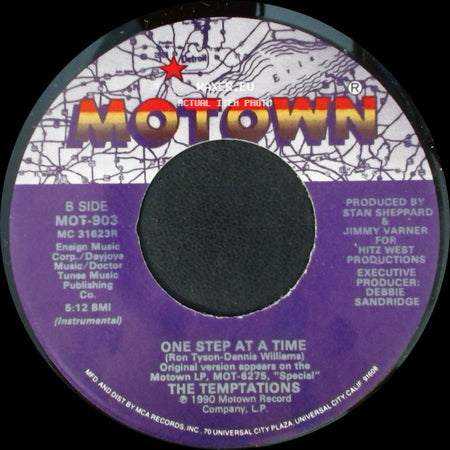 The Temptations - One Step At A Time / One Step At A Time side B