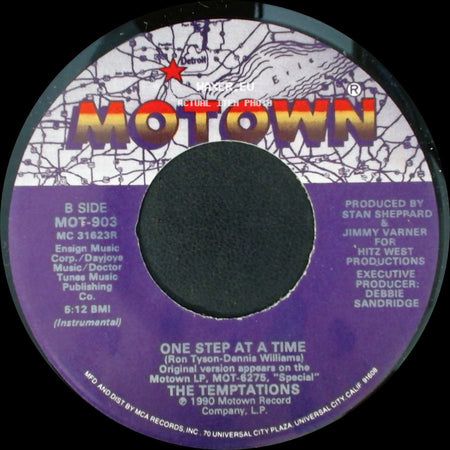 The Temptations - One Step At A Time / One Step At A Time side B