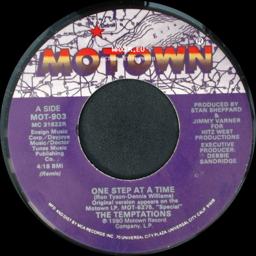 The Temptations - One Step At A Time / One Step At A Time side A