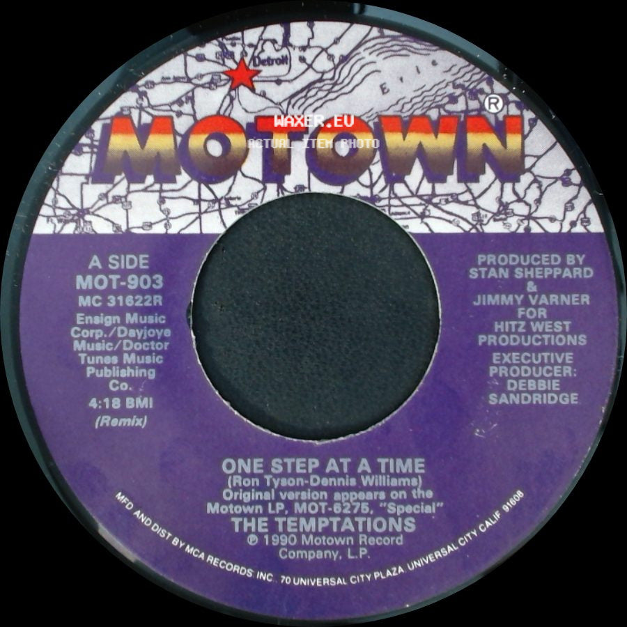 The Temptations - One Step At A Time / One Step At A Time side A