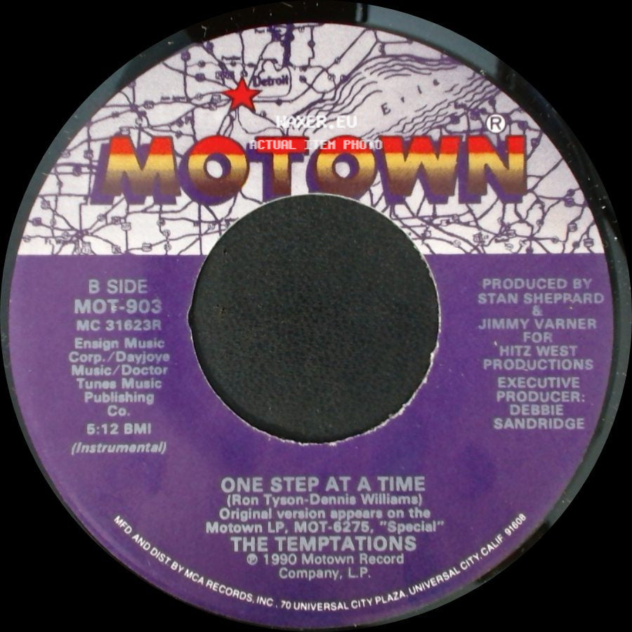 The Temptations - One Step At A Time / One Step At A Time side B