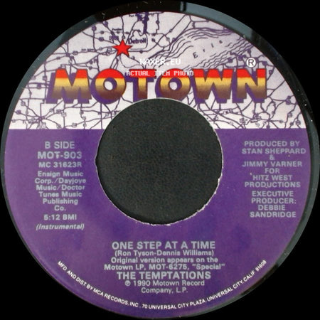 The Temptations - One Step At A Time / One Step At A Time side B